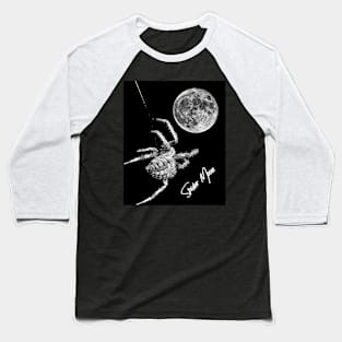 Spider Moon Baseball T-Shirt